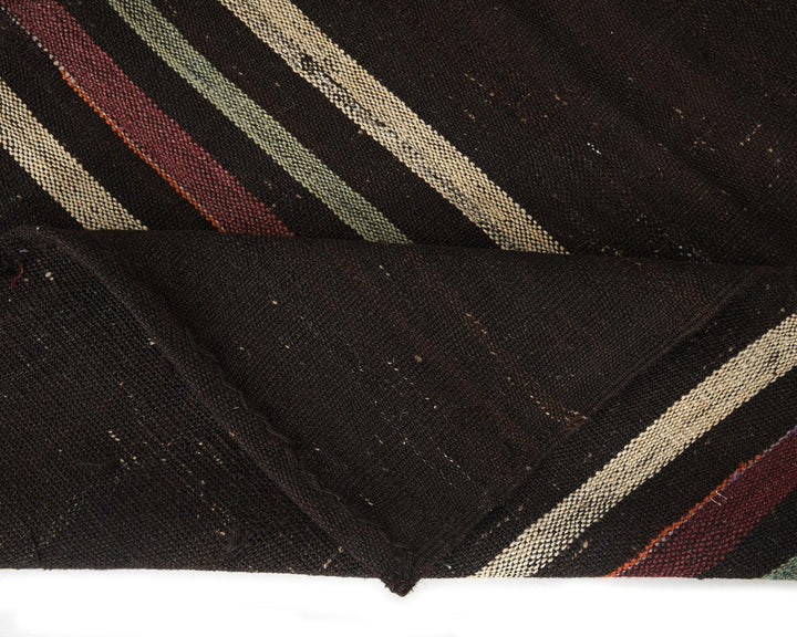 Brown Kilim Rug 6' 7" x 11' 4" | No. VR45138