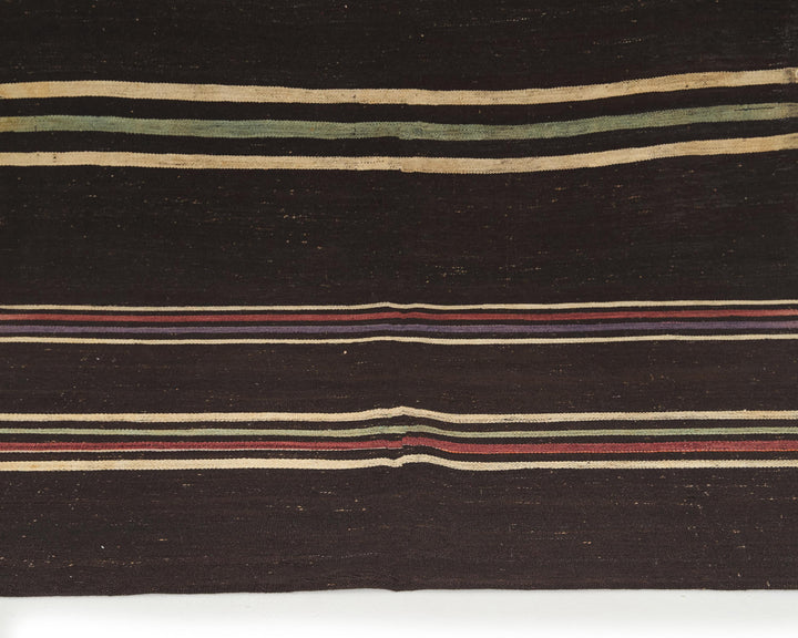 Brown Kilim Rug 6' 7" x 11' 4" | No. VR45138