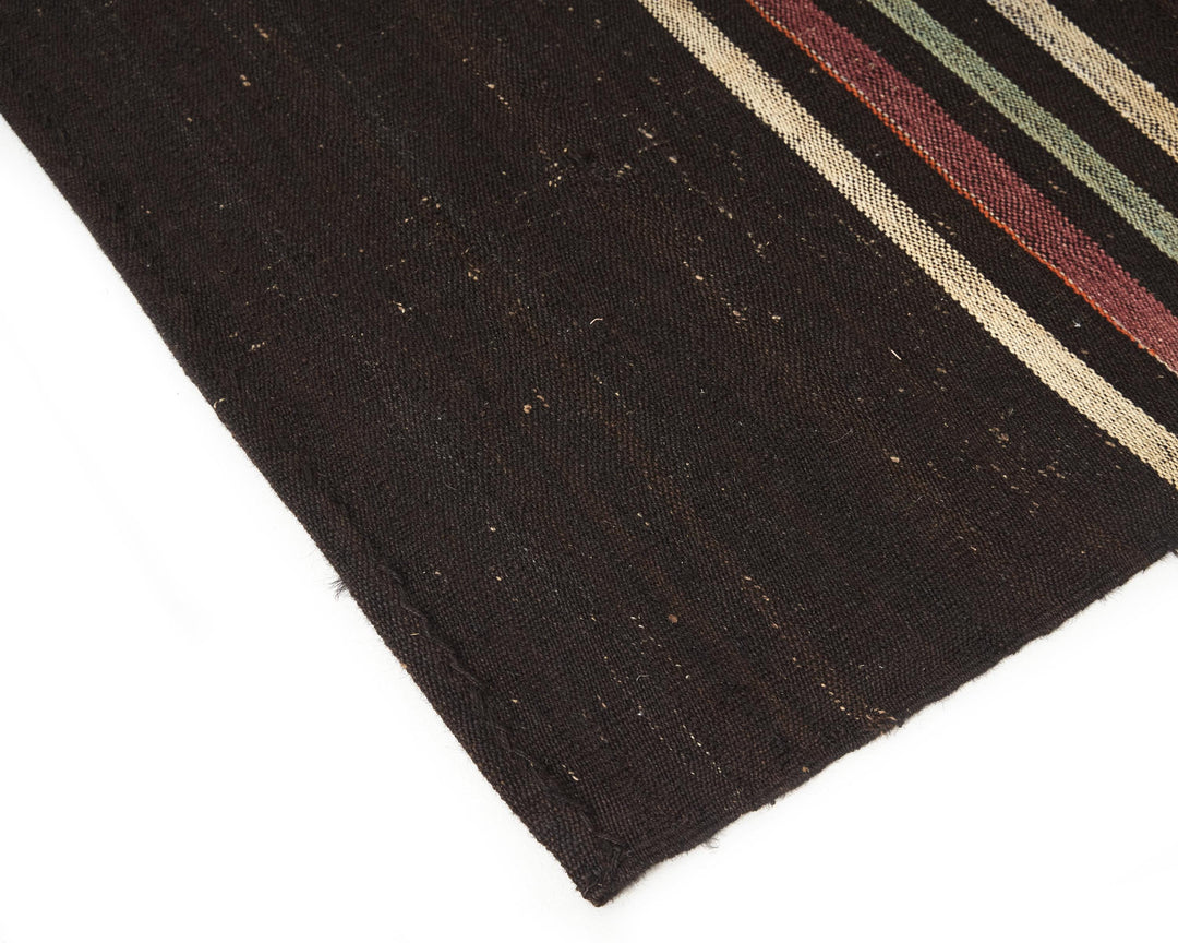 Brown Kilim Rug 6' 7" x 11' 4" | No. VR45138