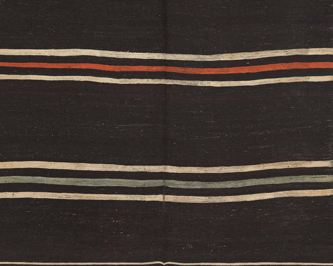 Brown Kilim Rug 6' 7" x 11' 4" | No. VR45138