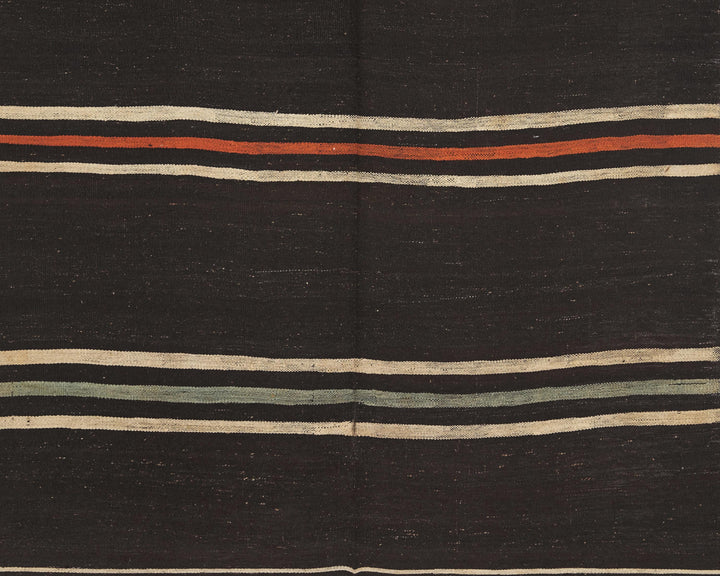Brown Kilim Rug 6' 7" x 11' 4" | No. VR45138