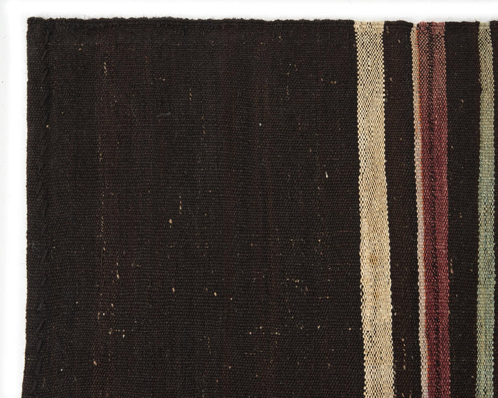 Brown Kilim Rug 6' 7" x 11' 4" | No. VR45138