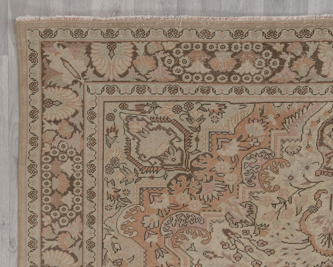 Pastel Oushak Rug 6' 5" x 9' 5" | No. VR59877