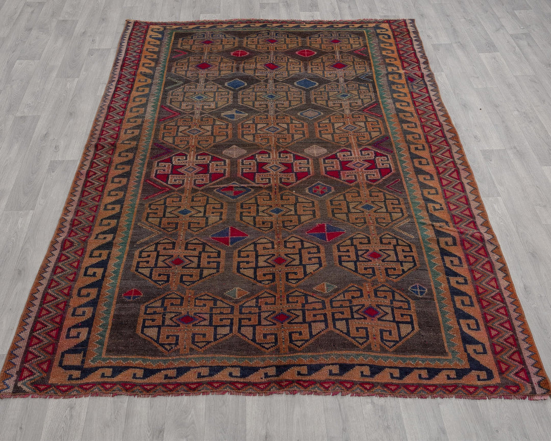 Pink Oushak Rug 5' 11" x 8' | No. VR42442