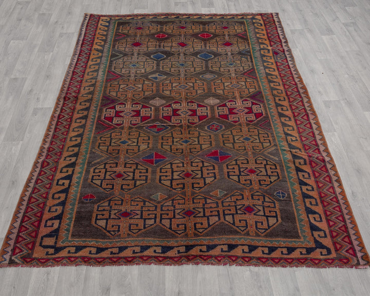 Pink Oushak Rug 5' 11" x 8' | No. VR42442