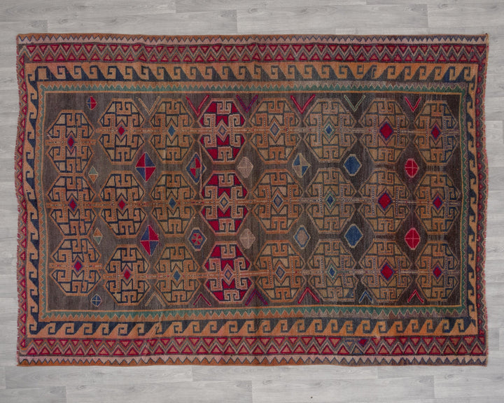 Pink Oushak Rug 5' 11" x 8' | No. VR42442