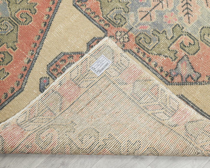 Neutral Oushak Rug 4' 1" x 7' 3" | No. VR34406
