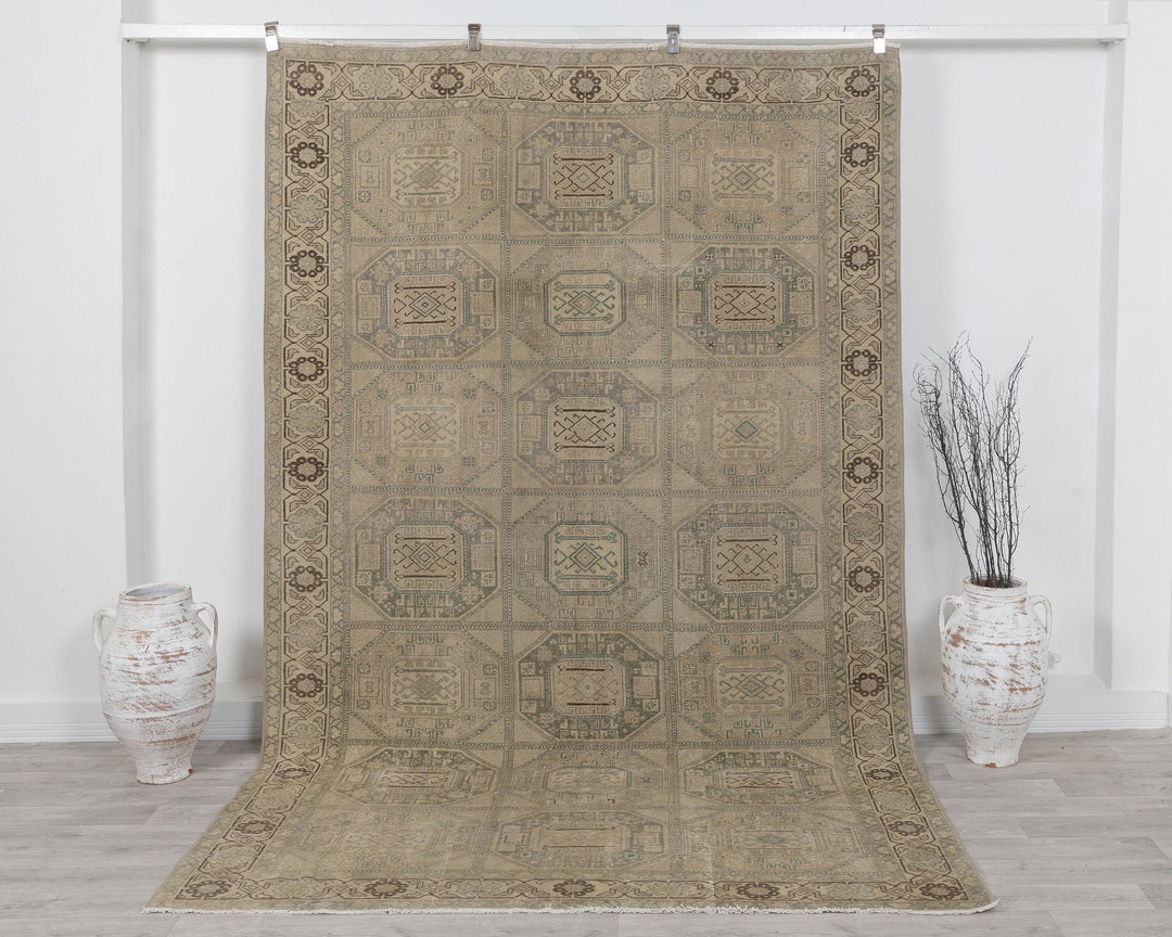 Rust Oushak Rug 6' x 10' | No. VR31695