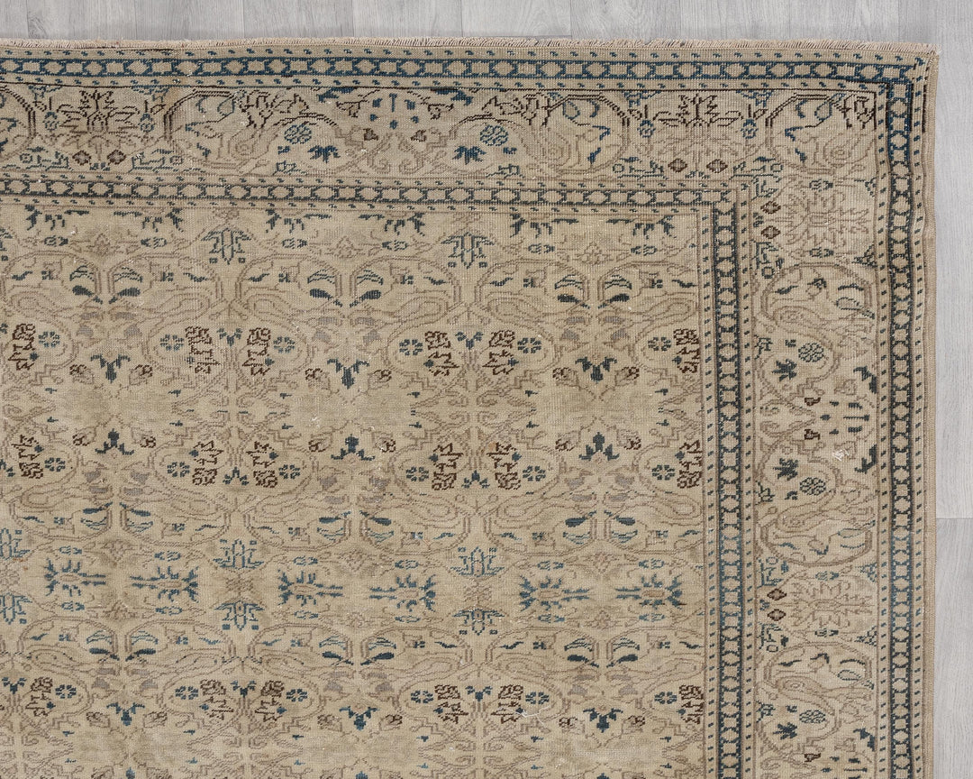 Faded Oushak Rug 6' 2" x 9' 8" | No. VR70714