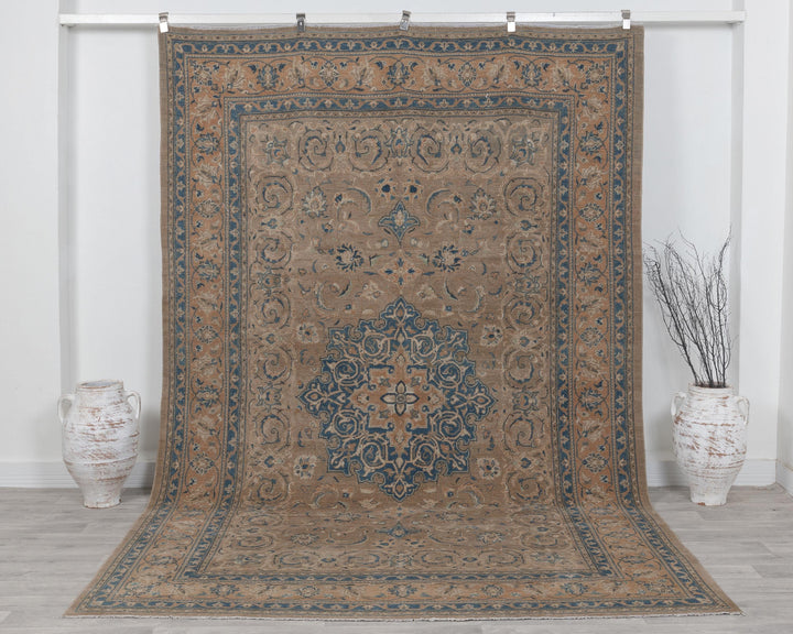 Muted Oushak Rug 7' 3" x 10' 8" | No. VR44927