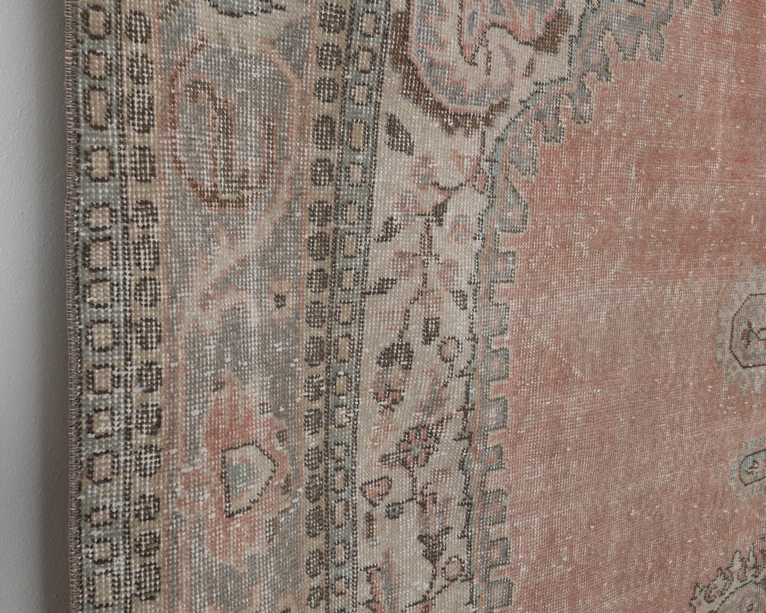 Pink Oushak Rug 7' 3" x 10' 6" | No. VR27188