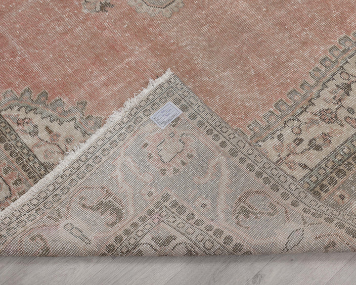 Pink Oushak Rug 7' 3" x 10' 6" | No. VR27188