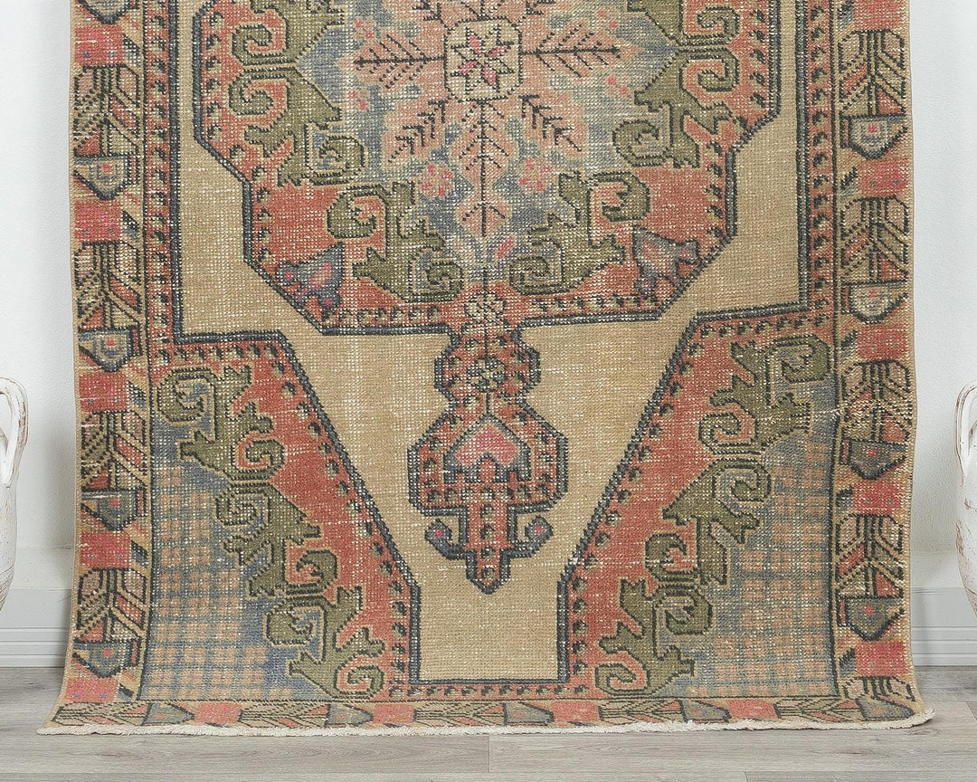 Neutral Oushak Rug 4' 1" x 7' 3" | No. VR34406