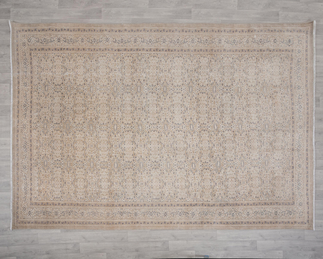Neutral Oushak Rug 8' 1" x 11' | No. VR13150