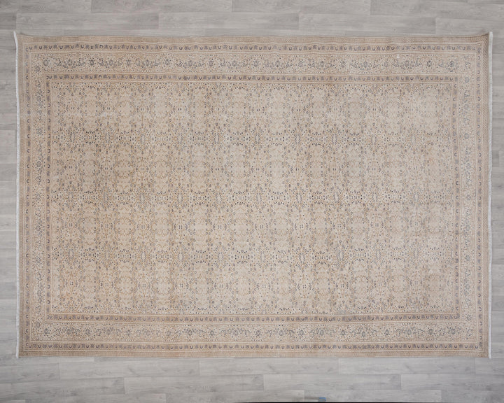 Neutral Oushak Rug 8' 1" x 11' | No. VR13150
