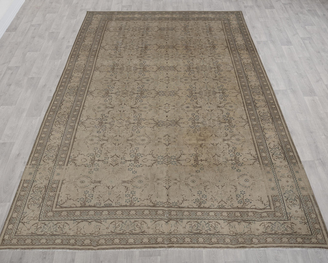 Faded Vintage Turkish Rug 8' 6" x 11' 4" | No. VR14638