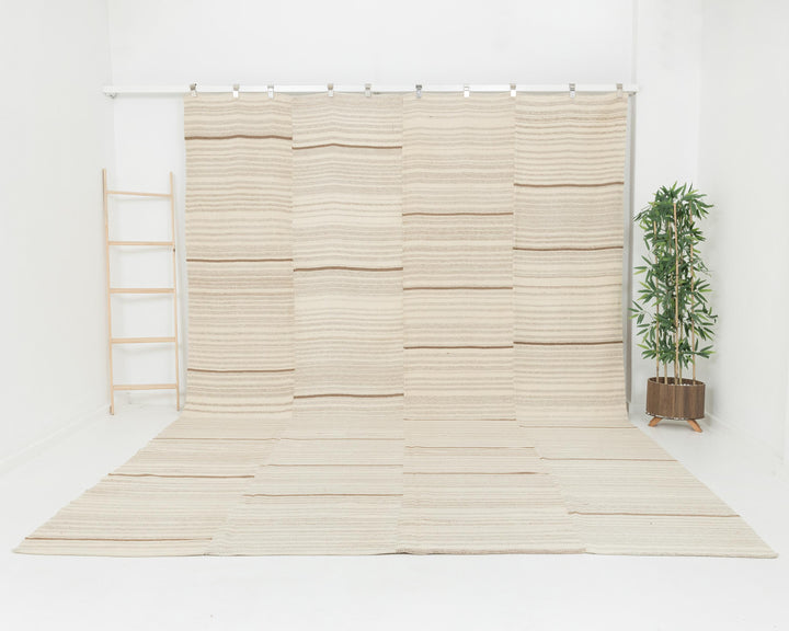 Beige Kilim Rug 13' 1" x 9' 6" | No. VR12725