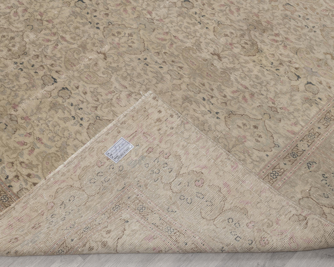 Neutral Vintage Turkish Rug 8' x 11' 7" | No. VR61242