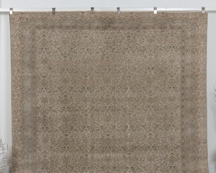 Neutral Vintage Turkish Rug 8' x 11' 7" | No. VR61242