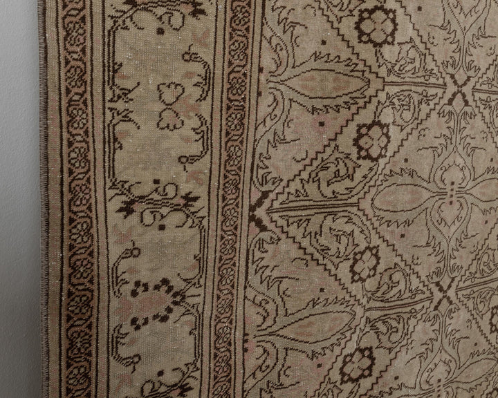 Faded Vintage Turkish Rug 7' 11" x 11' | No. VR28305