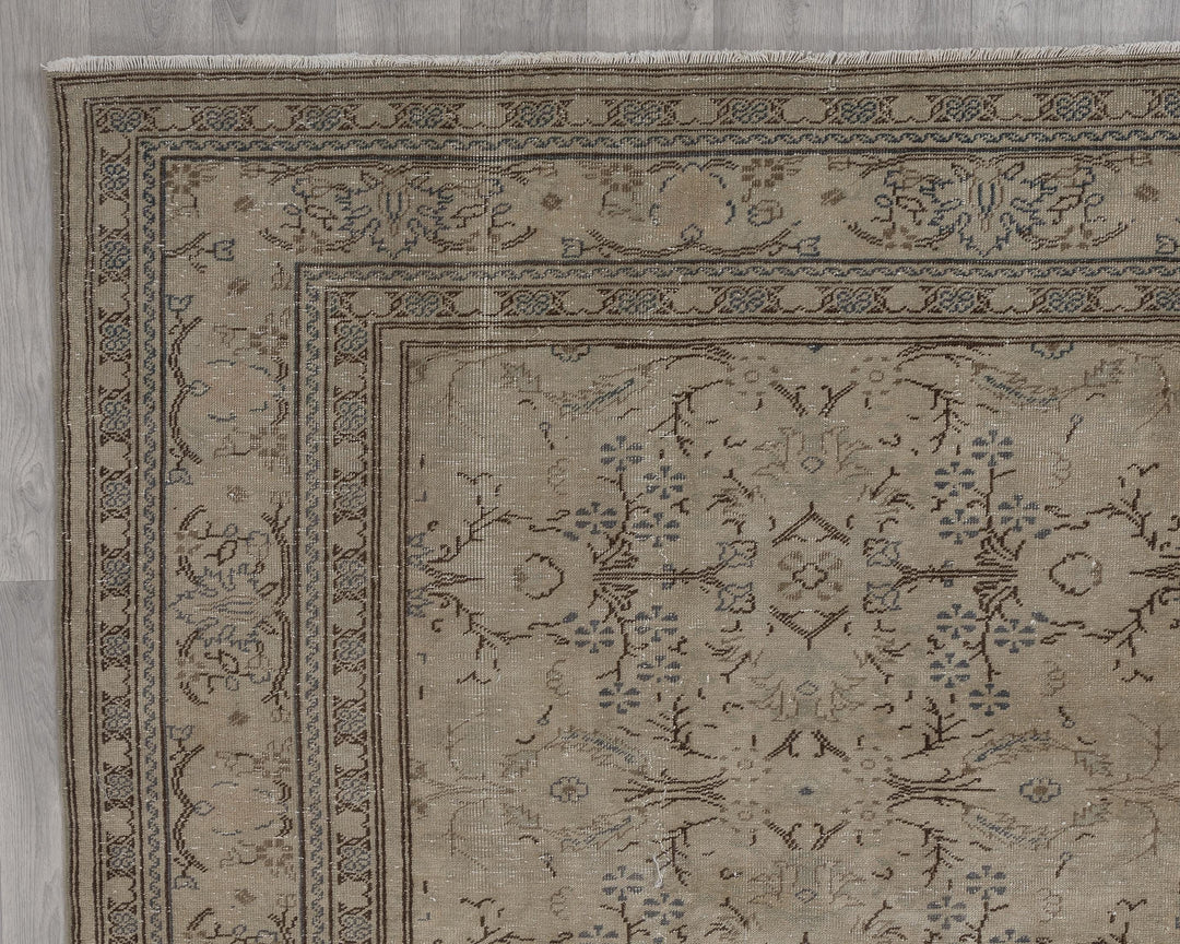 Faded Vintage Turkish Rug 8' 6" x 11' 4" | No. VR14638