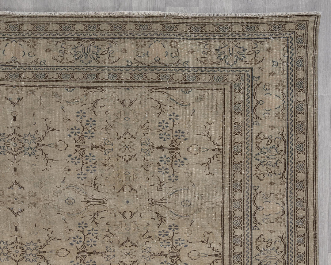 Faded Vintage Turkish Rug 8' 6" x 11' 4" | No. VR14638