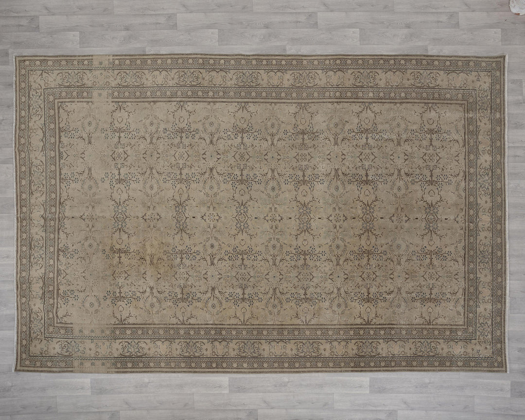 Faded Vintage Turkish Rug 8' 6" x 11' 4" | No. VR14638