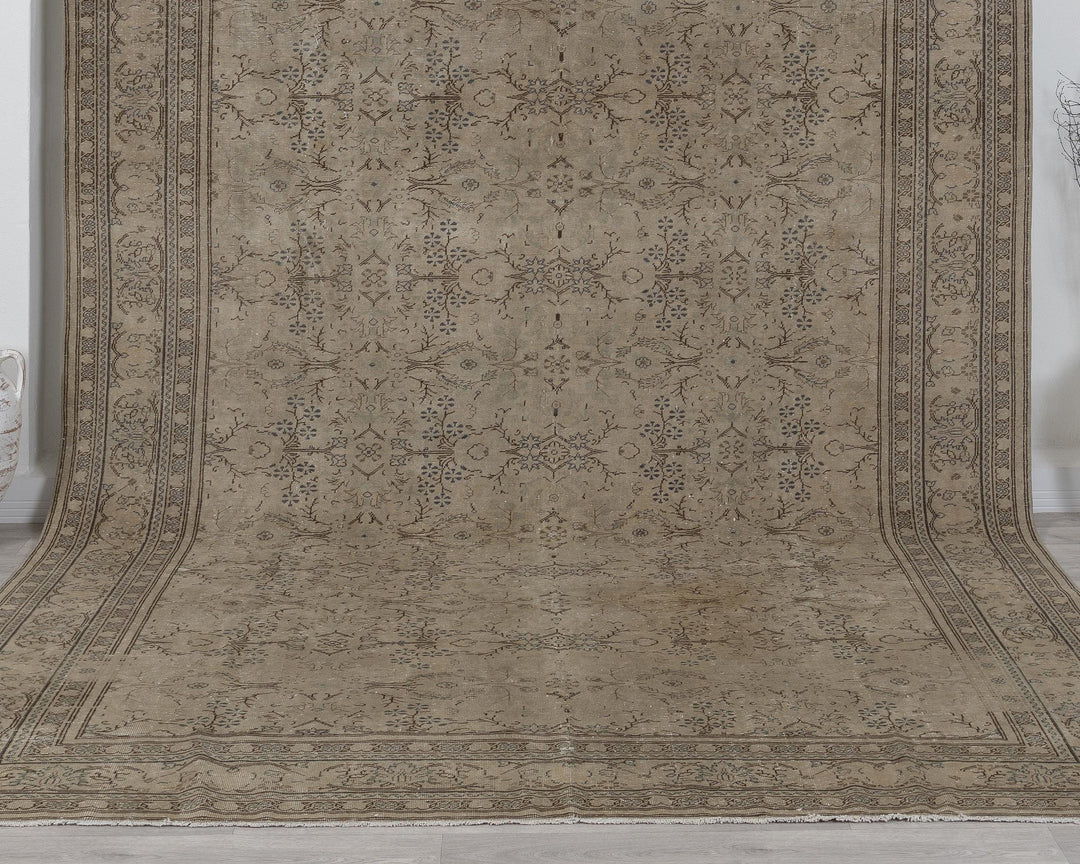Faded Vintage Turkish Rug 8' 6" x 11' 4" | No. VR14638