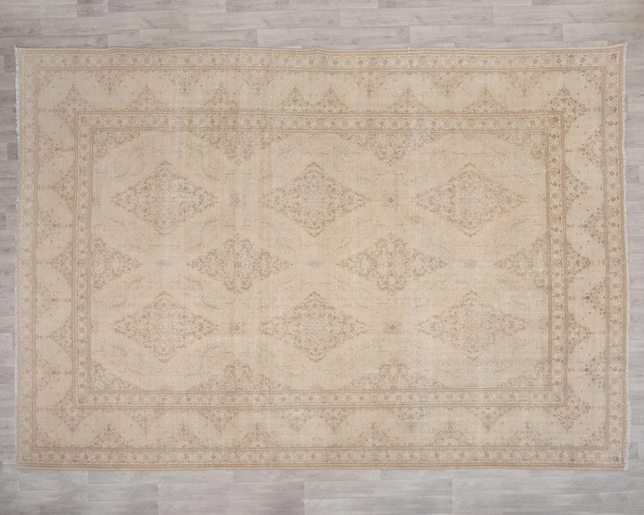 Beige Oushak Rug 10' x 13' | No. VR20077