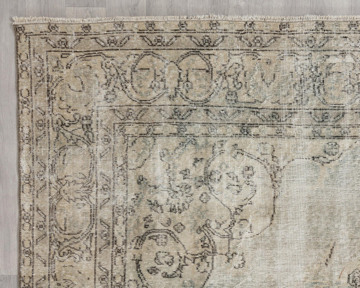 Blue Oushak Rug 6' 11" x 10' 10" | No. VR67308
