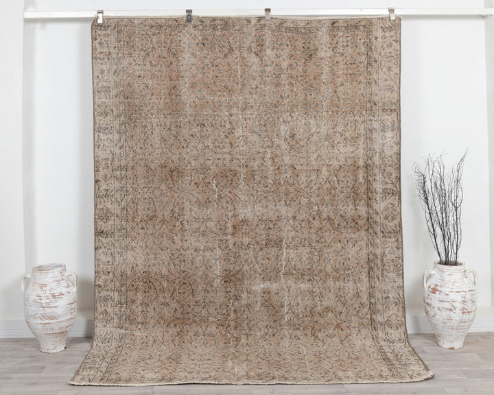 Faded Oushak Rug 6' 5" x 8' 10" | No. VR86024