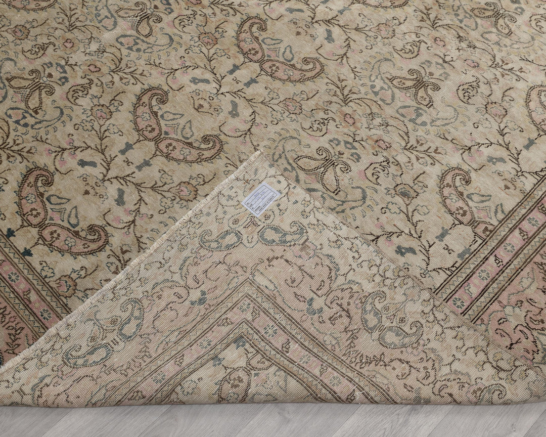 Neutral Oushak Rug 8' 10" x 12' 4" | No. VR98142