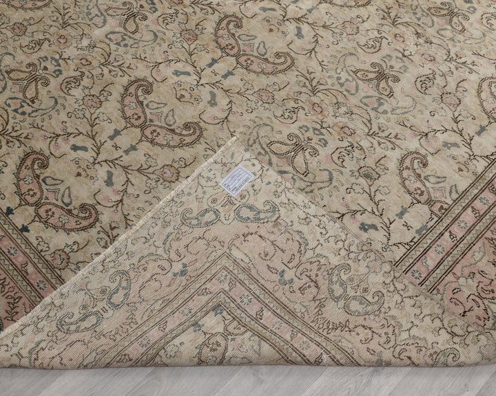 Neutral Oushak Rug 8' 10" x 12' 4" | No. VR98142