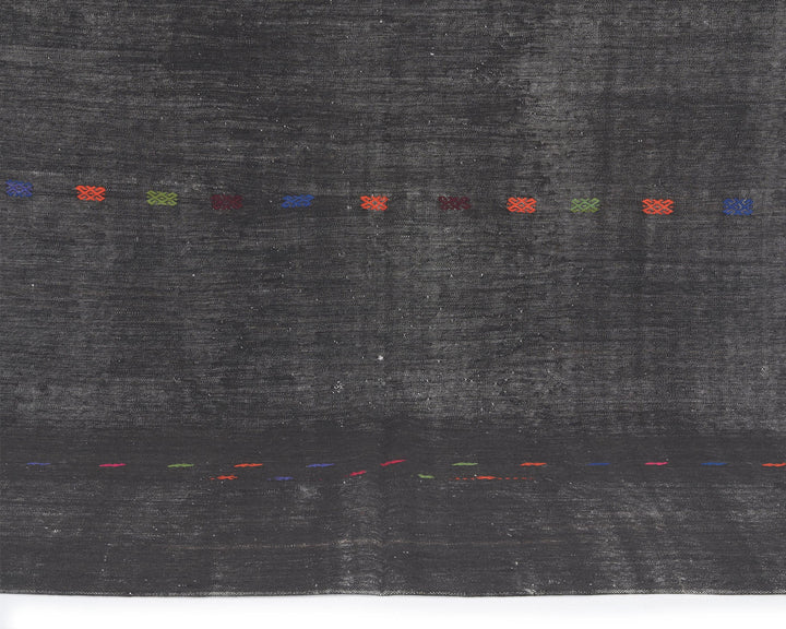 Brown Kilim Rug 3' 1" x 6' 7" | No. VR64028