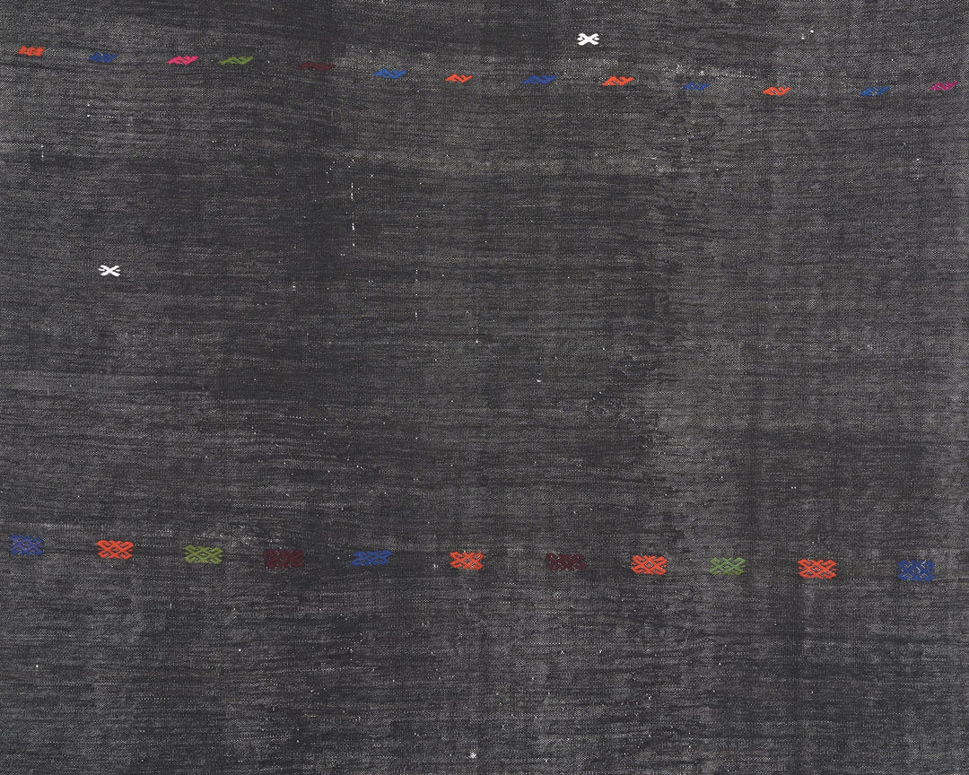 Brown Kilim Rug 3' 1" x 6' 7" | No. VR64028