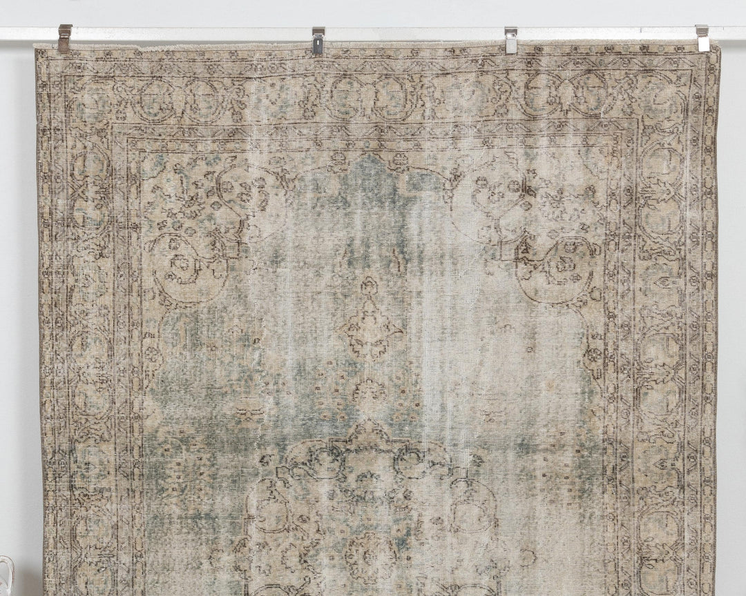 Blue Oushak Rug 6' 11" x 10' 10" | No. VR67308