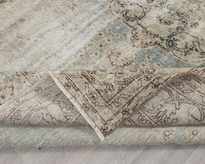 Blue Oushak Rug 6' 11" x 10' 10" | No. VR67308