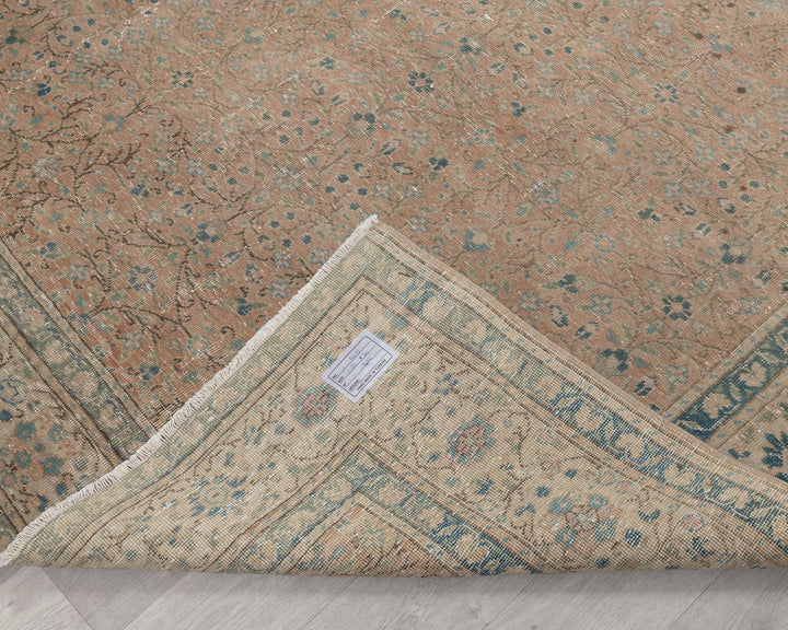Faded Oushak Rug 6' 8" x 9' 3" | No. VR23294