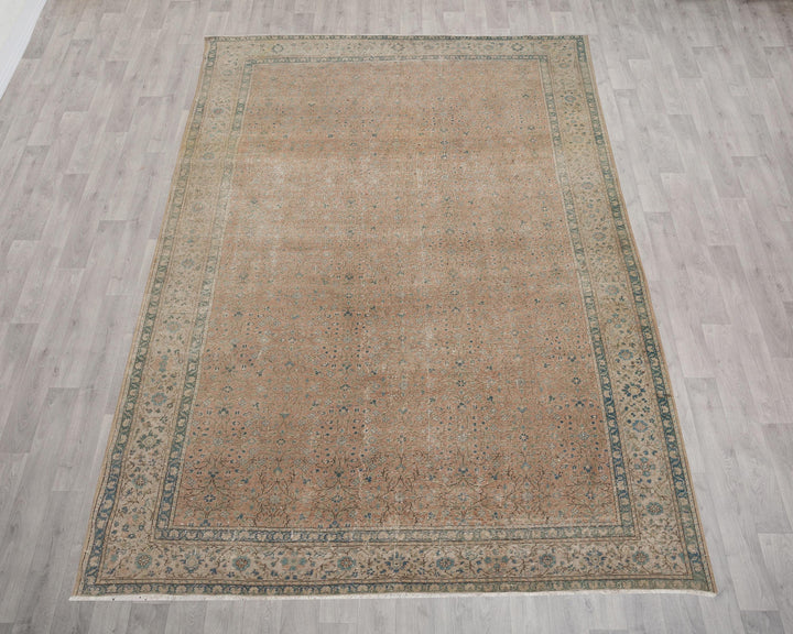 Faded Oushak Rug 6' 8" x 9' 3" | No. VR23294