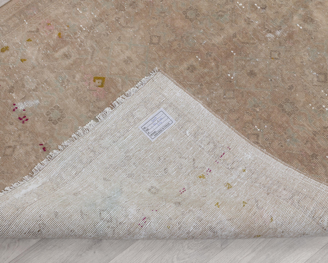 Beige Runner Rug 3' 6" x 11' 8" | No. VR33675