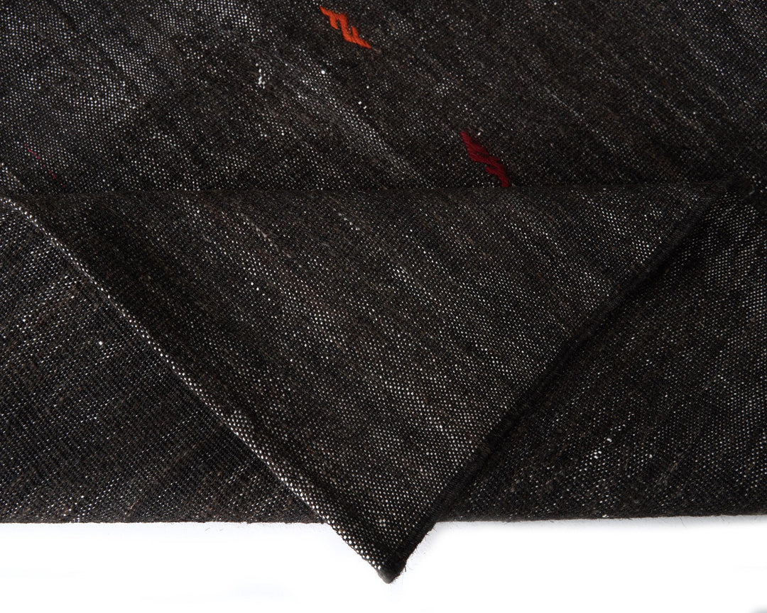Brown Kilim Rug 6' 11" x 9' 4" | No. VR14024