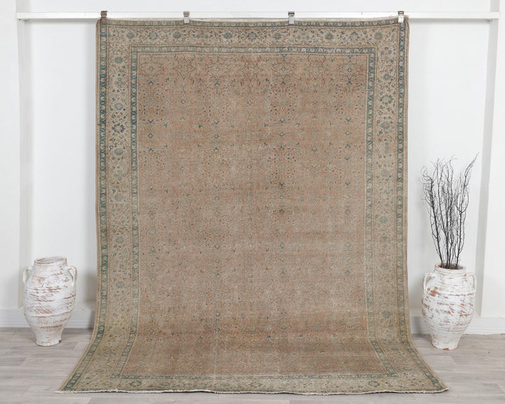 Faded Oushak Rug 6' 8" x 9' 3" | No. VR23294