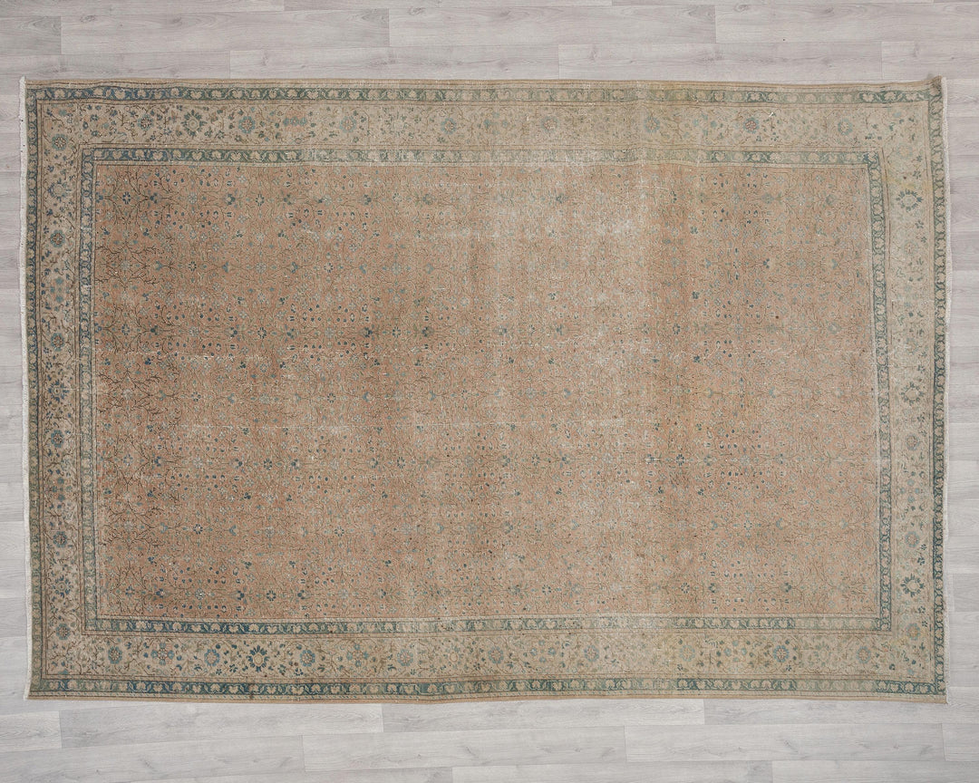 Faded Oushak Rug 6' 8" x 9' 3" | No. VR23294