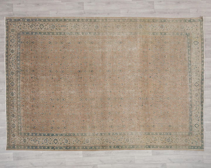 Faded Oushak Rug 6' 8" x 9' 3" | No. VR23294