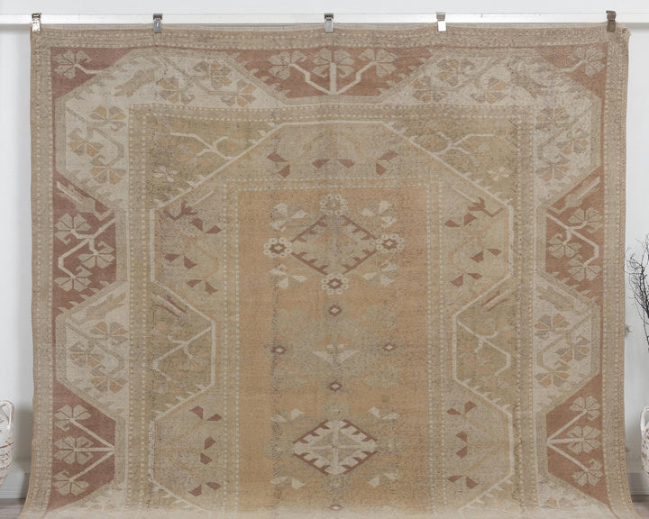 Faded Oushak Rug 8' 6" x 11' 5" | No. VR44842