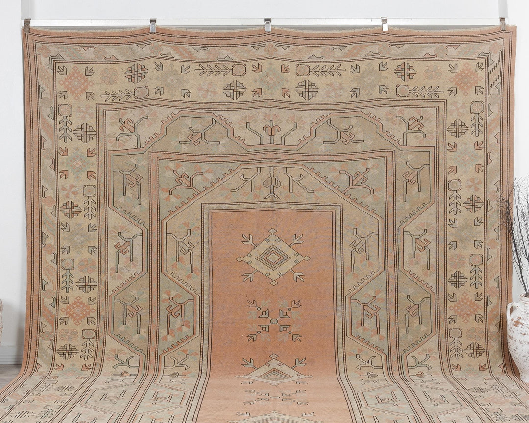 Neutral Oushak Rug 10' x 13' 3" | No. VR44542