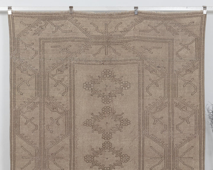 Muted Oushak Rug 6' 8" x 9' 7" | No. VR70903