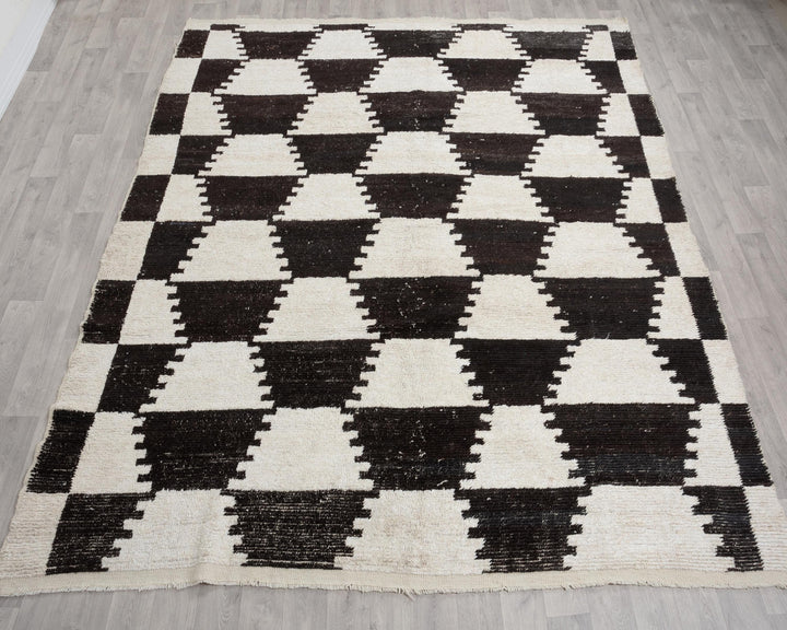 Red Vintage Turkish Rug 7' 10" x 9' 8" | No. VR90914