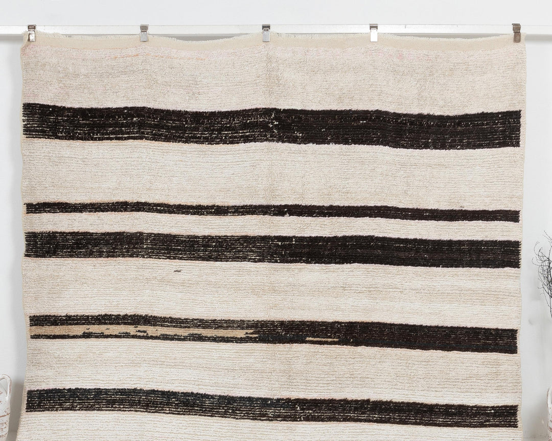 Black Vintage Turkish Rug 8' x 9' 10" | No. VR51522
