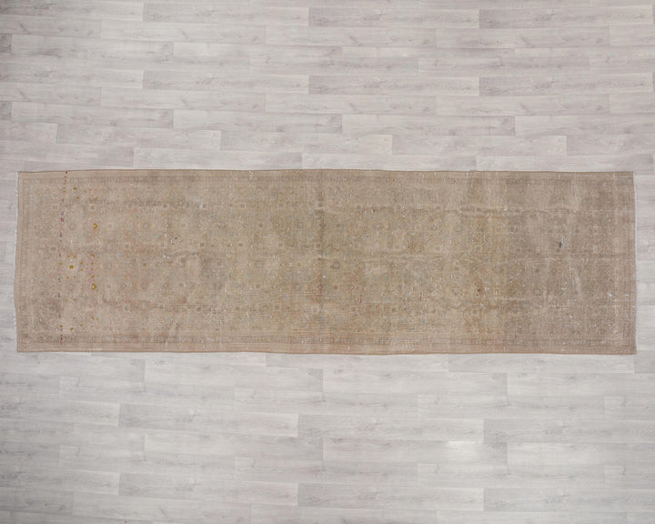 Beige Runner Rug 3' 6" x 11' 8" | No. VR33675
